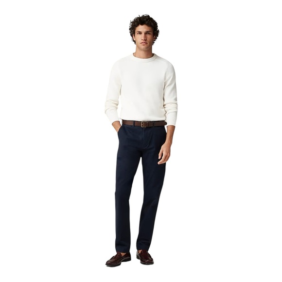 J Crew 1040 Athletic Tapered Fit Stretch Chino Pant Navy Blue Mens Size 38/32 - Picture 1 of 12